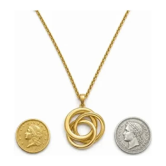 Gold jewelry and coins