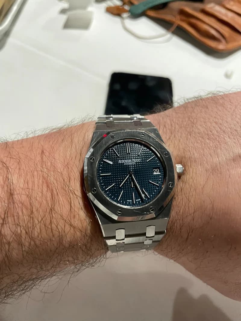 Audemars Piguet Royal Oak ref. 15202 blue dial