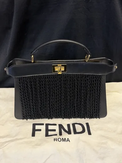 Fendi Peekaboo I See U, Beaded Fringe, bought and authenticated by San Diego Jewelry Buyers