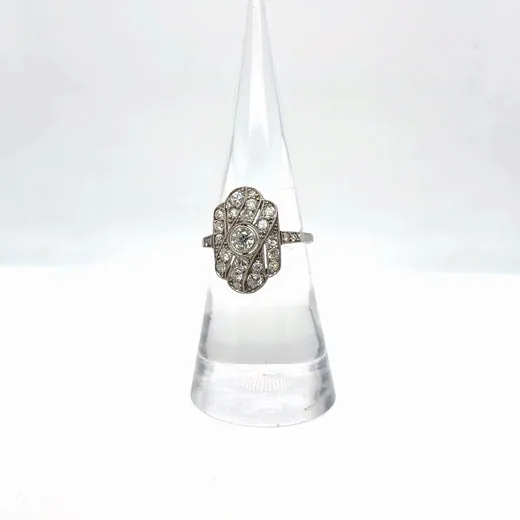 Vintage Platinum, Old European Cut, bought and authenticated by San Diego Jewelry Buyers