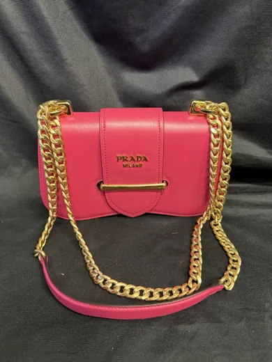 Prada Sidonie Calfskin, Pink, bought and authenticated by San Diego Jewelry Buyers