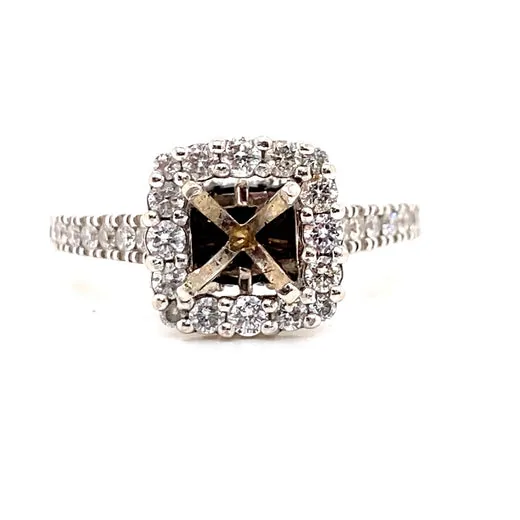Vera Wang Semi-Mount, Awaiting a Centre Stone, bought and authenticated by San Diego Jewelry Buyers